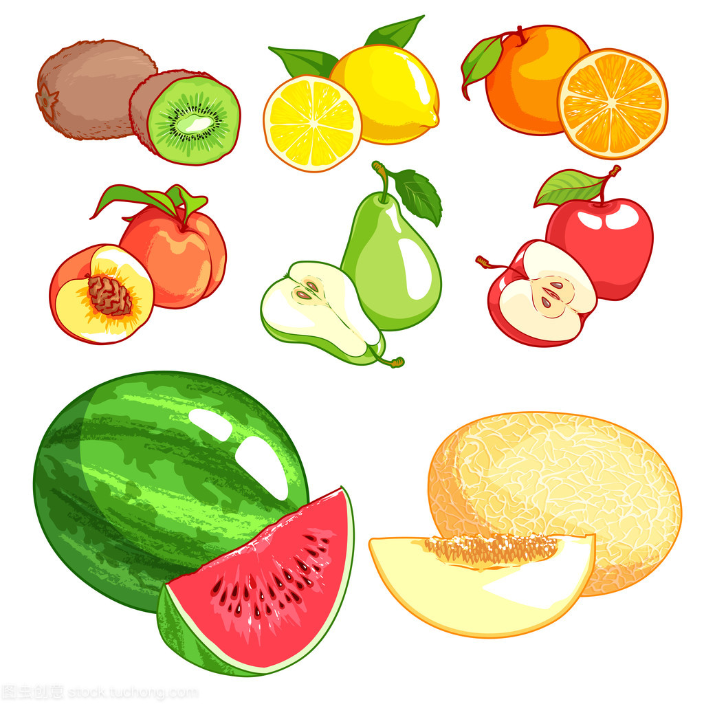 卡通水果與蔬菜的奇妙世界